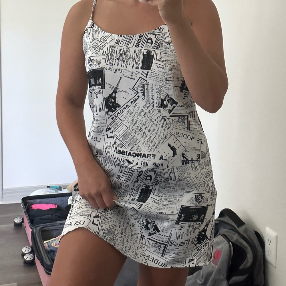 Newspaper dress
